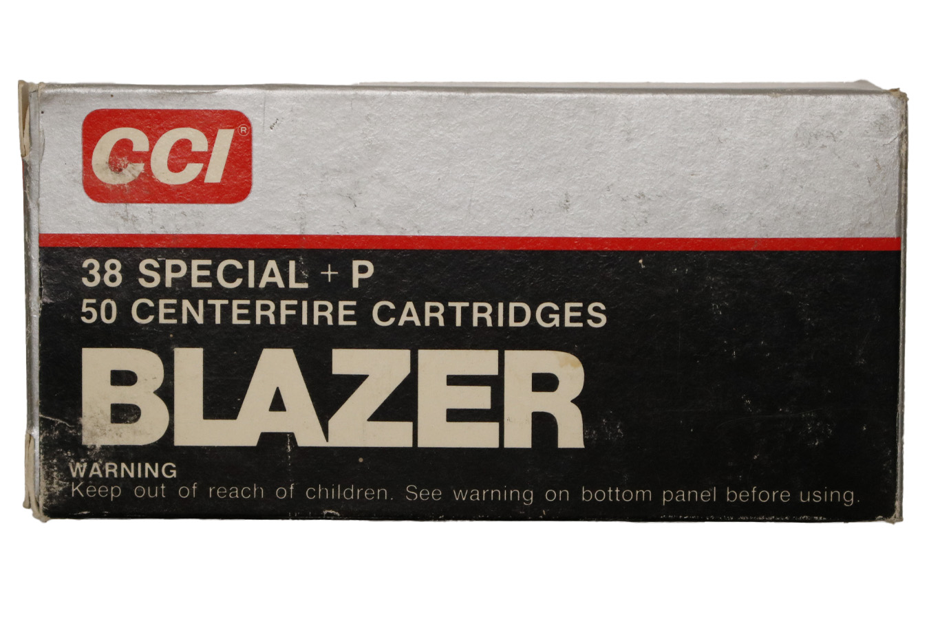 CCI AMMUNITION 38 Special + P 158gr JHP Blazer Aluminum Police Trade Ammo 50/Box